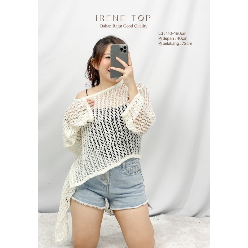 MDLV ~ Irene Top Rajut Knit Outer ( No iner ) Good Quality