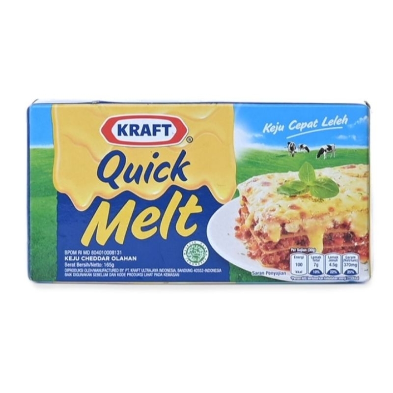 

° Kraft Quick Melt Keju 165 g
