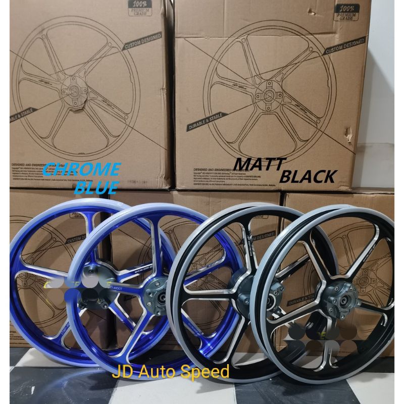 ENKEI SPORT RIM/ VELG SPORT ENKEI FG 505 OPEN HUB UNTUK YAMAHA MX-KING/ MX150 Size 1.6/1.85*17 100% 