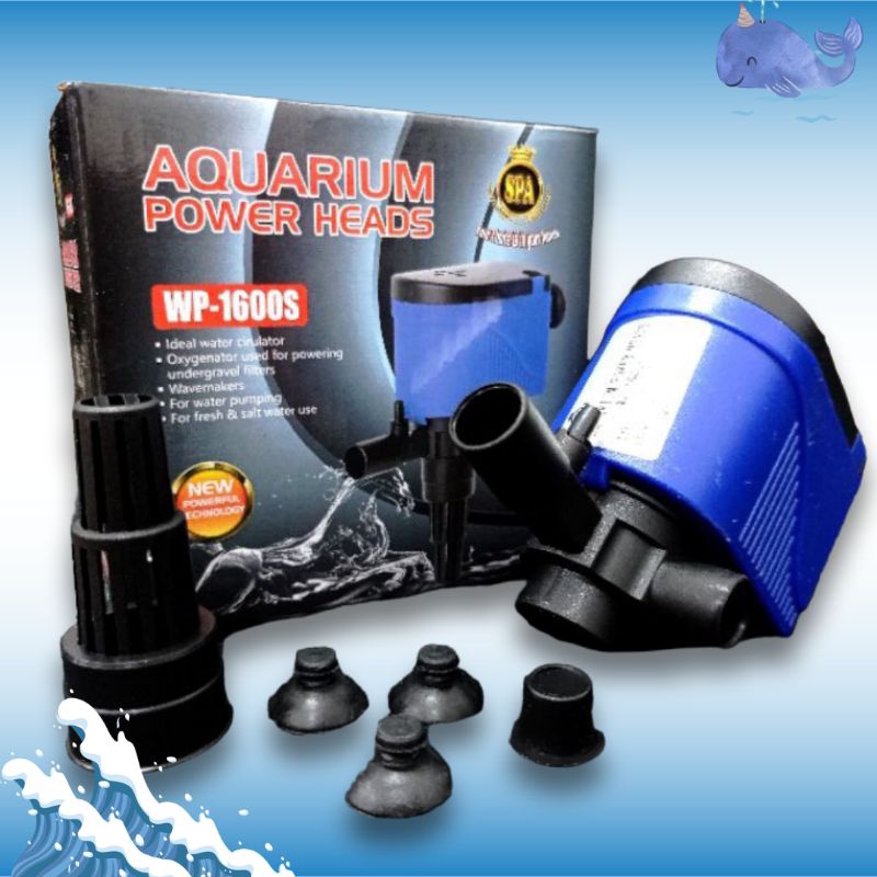 Promo murah Pompa aquarium kolam kecil SPA 1600S