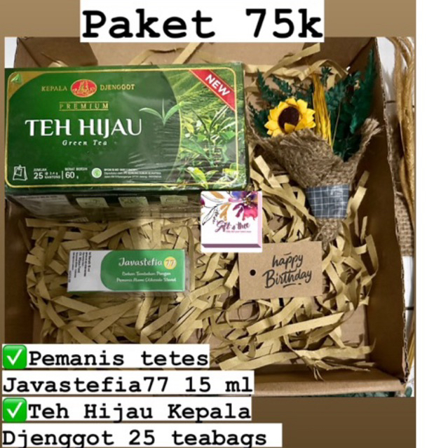 

Paket Healthy Diet Hampers Javastefia77 Green Tea Black Coffee Murah