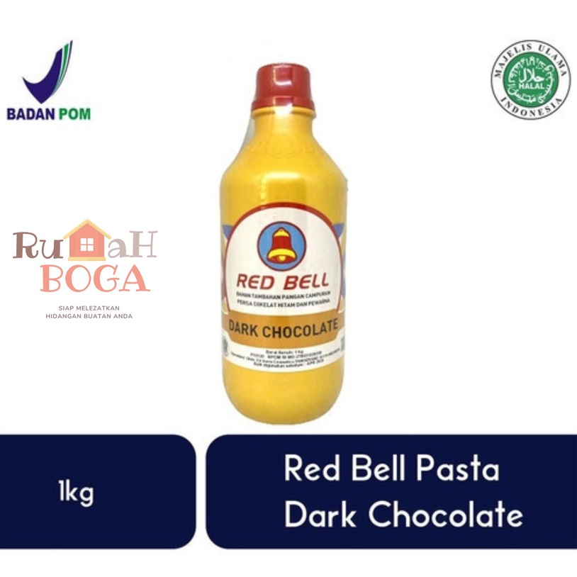 

Pasta REDBELL Red Bell Dark Chocolate Coklat Cokelat 1 kg