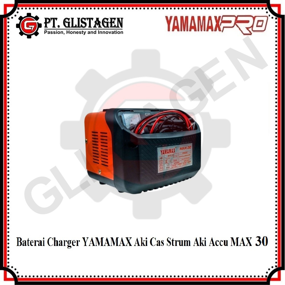 Yamamax Max 30 Batery Baterai Charger Yamamax Aki Cas Strum Aki Accu