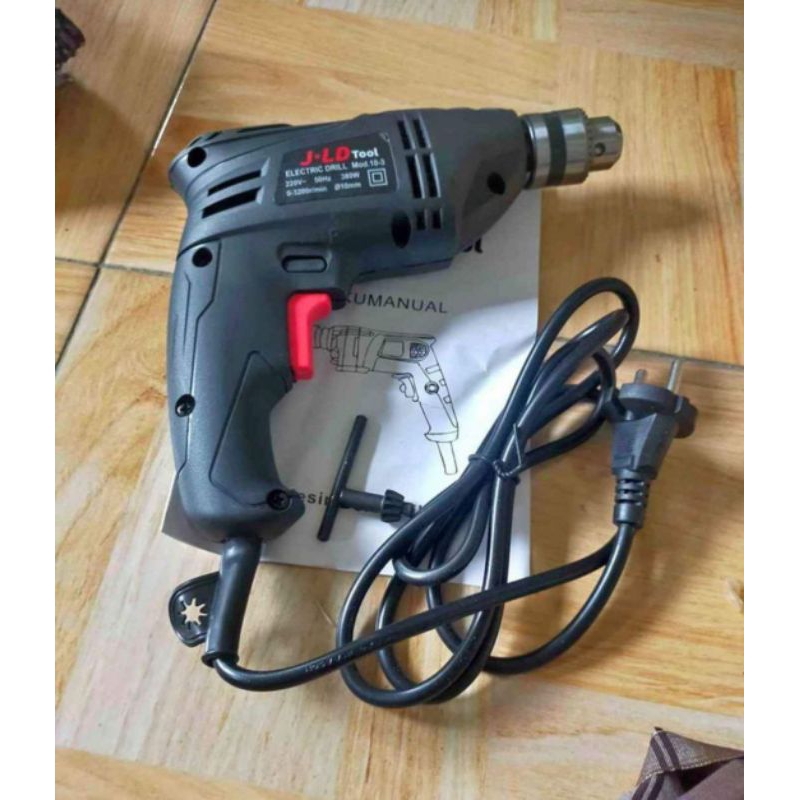 BOR LISTRIK JLD 10.3 BOLAK BALIK CEPAT LAMBAT 10MM BESI KAYU TEMBOK