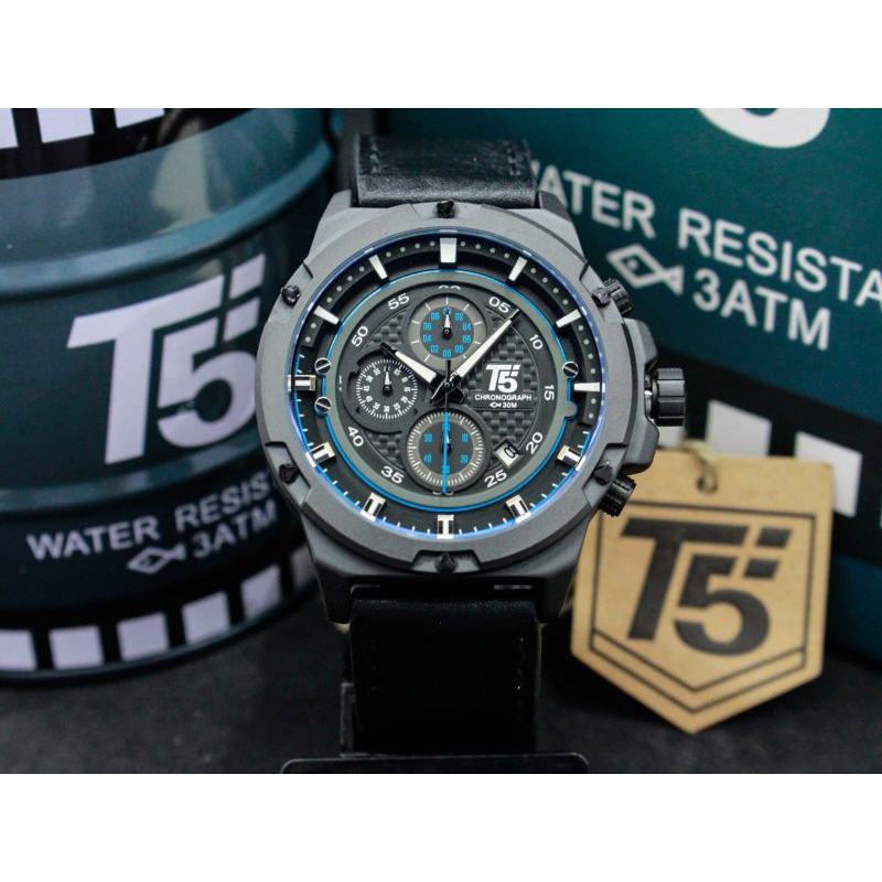 Jam Tangan Pria T5 H3478 Chrono Sport Original tahan Air