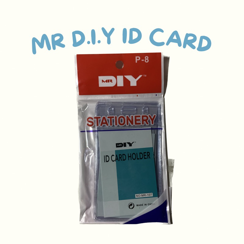 

MR DIY Id Card Holder 6pcs Jastip