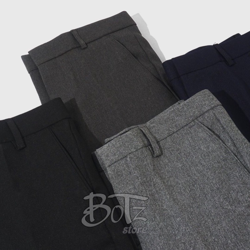 BOTZ STORE - Celana Bahan Formal Pria Slimfit | Celana Formal | Celana Kantor | Celana Bahan | Celana Panjang Slimfit