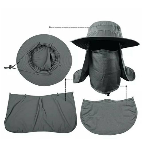 topi rimba bucket hats bulat untuk tani /mancing/ladang keren