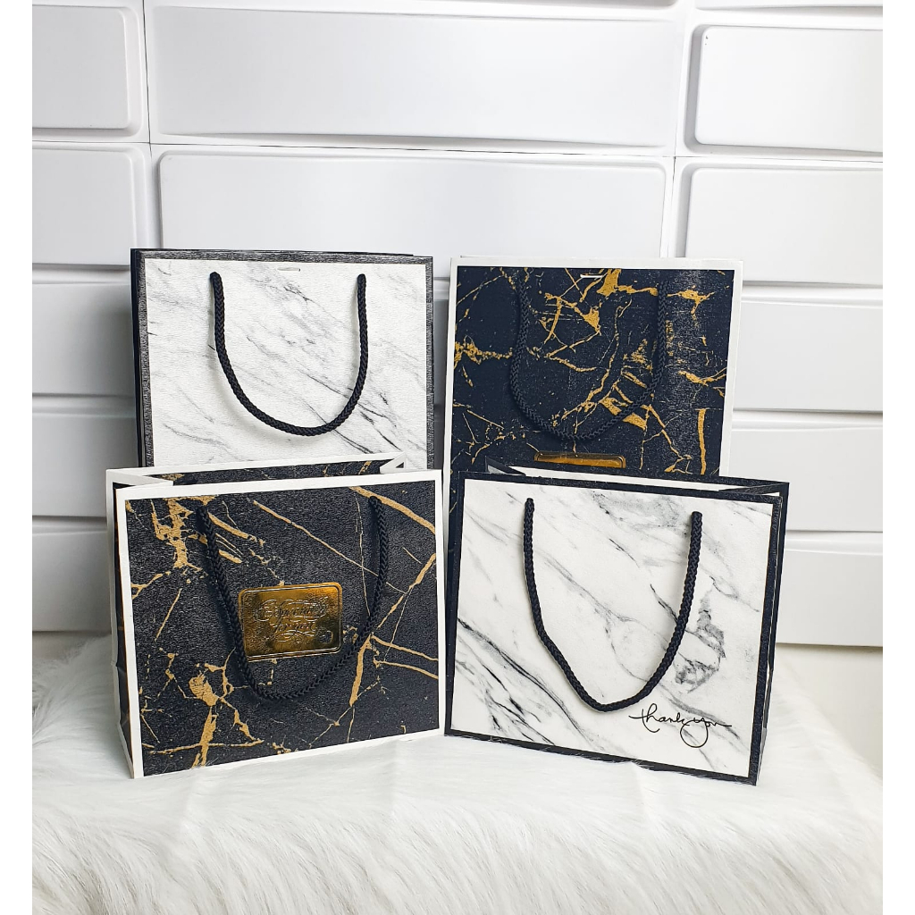 

JKT Mall Paper Bag / Paper Bag motif marble / paperbag / giftbag / kertas kado