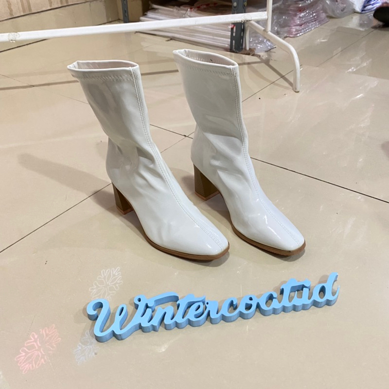 [SALE]boots glossy jesicca pendek