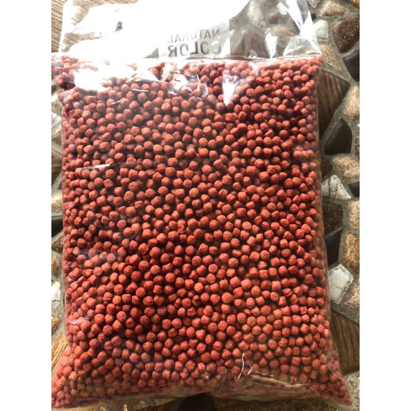 PELET TAISHO MERAH MAKANAN IKAN KOI 2MM 400GR