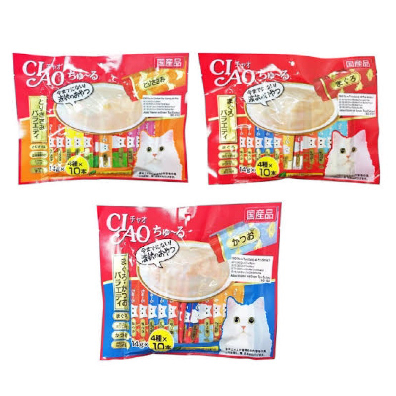 CIAO Churu Liquid Variety Series isi 40 pcs / Snack cemilan kucing