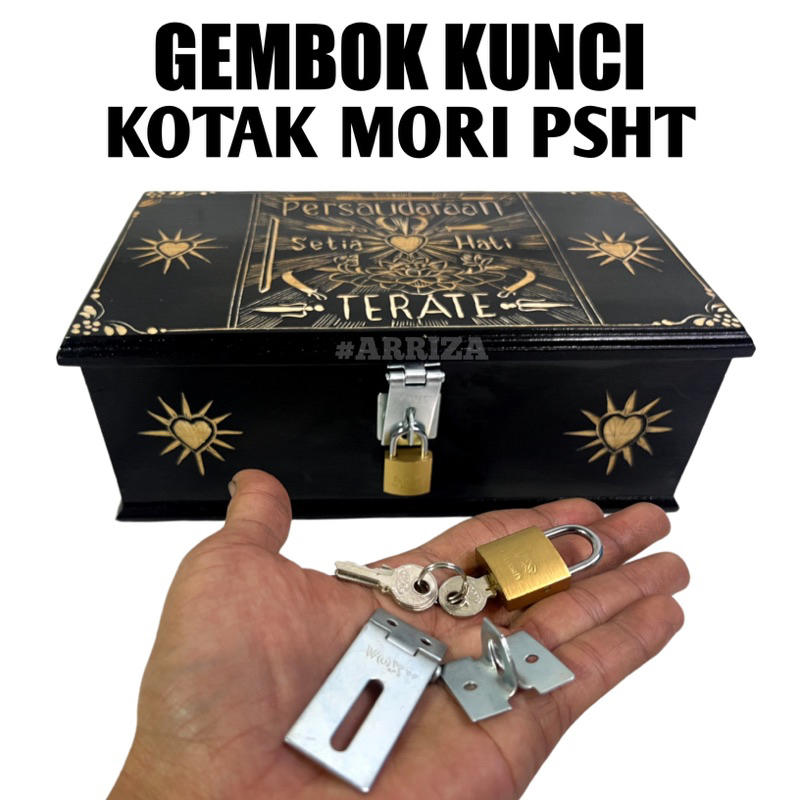 KOTAK MORI PSHT BEBAS PILIH MOTIF SESUAI SELERA DARI KAYU JATI TEMPAT PENYIMPANAN SABUK MORI PENCAK SILAT SETIA HATI TERATE