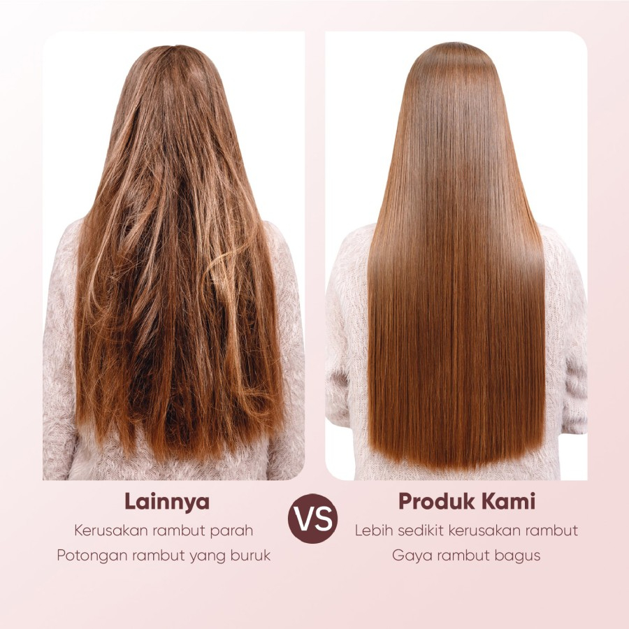 Bomidi HS1 Catokan Rambut Hair Straightener Curler Pelurus Keriting Negative Ion 2in1 Peralatan Perawatan Styling Rambut  80-210 ℃ Panel 3D