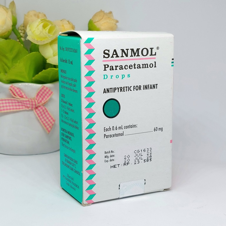 SANMOL PARACETAMOL DROPS (Obat Demam Bayi-Balita)