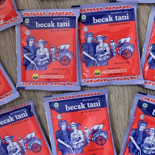 

TERBAIK JAMU BECAK TANI PAYUNG PUSAKA 1 PACK