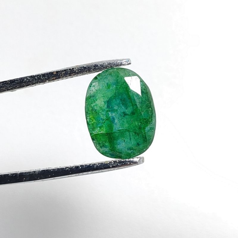 BATU ZAMRUD COLOMBIA ASLI BERSERTIFIKAT NATURAL EMERALD BERYL