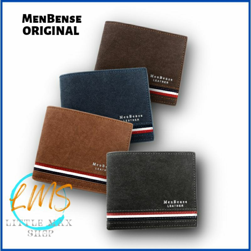 [LMS] Dompet Pria Impor Kulit PU Leather MENBENSE Lifetime Fashion Series D3301-19