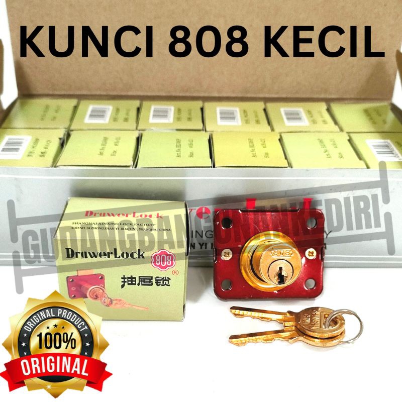 kunci laci lemari 808 kecil drawer lock Original kunci 808