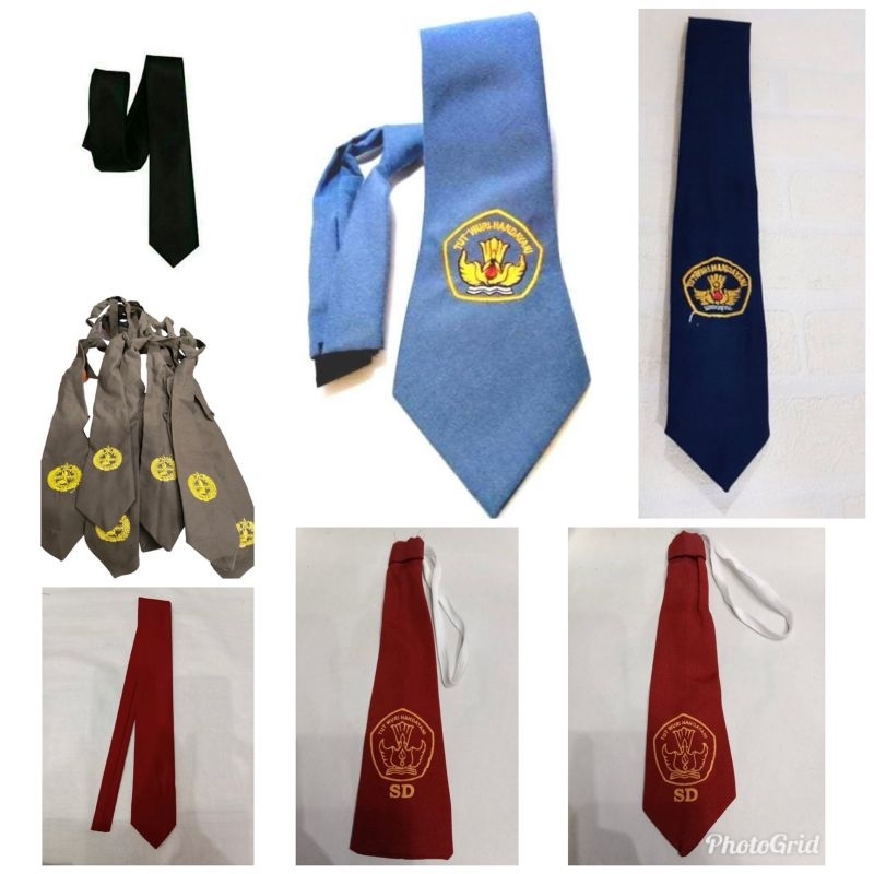 Perlengkapan sekolah SD, SMP, SMA, COKLAT / Dasi SD / Dasi SMP / Dasi SMA