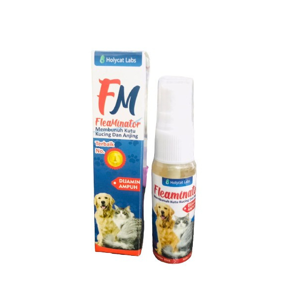 FM Fleaminator Spray Obat Kutu Kucing dan Anjing