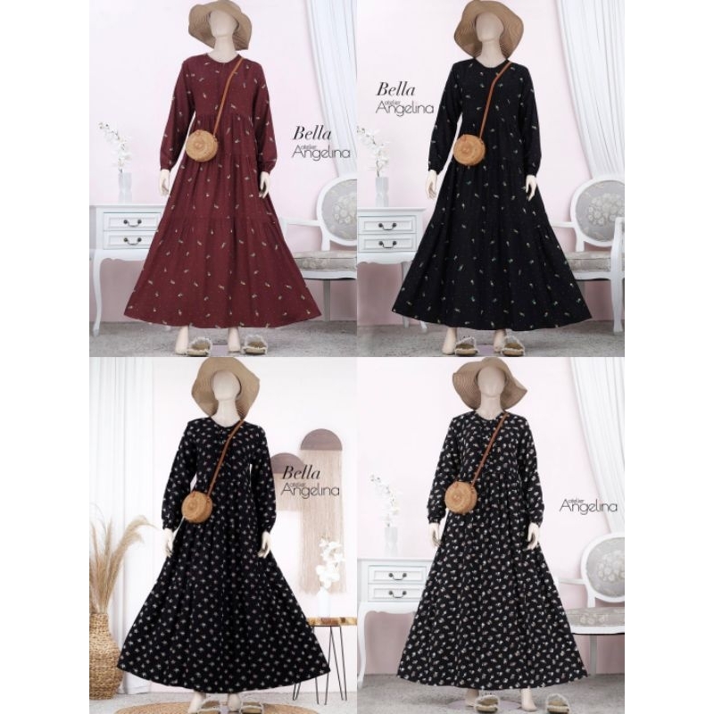 Atelier Angelina bulan September 2022 | Bella Sarah Dress | Gamis | Daster | Homedress