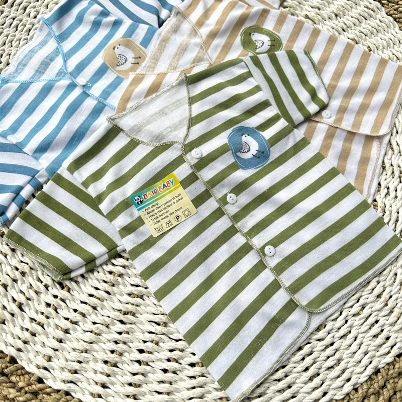 3 PCS Baju Lengan Kutung Bayi Bayi Atasan Bayi Baju Newborn Baju Bayi Baru Lahir Gift Bayi Hadiah Lahiran Baju Bayi Lengan Pendek Bayi ASYAM BABY