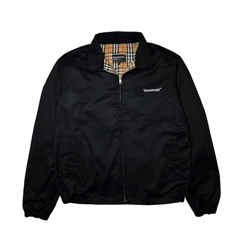 Transworld Jaket Harrington Pria Emeli Black