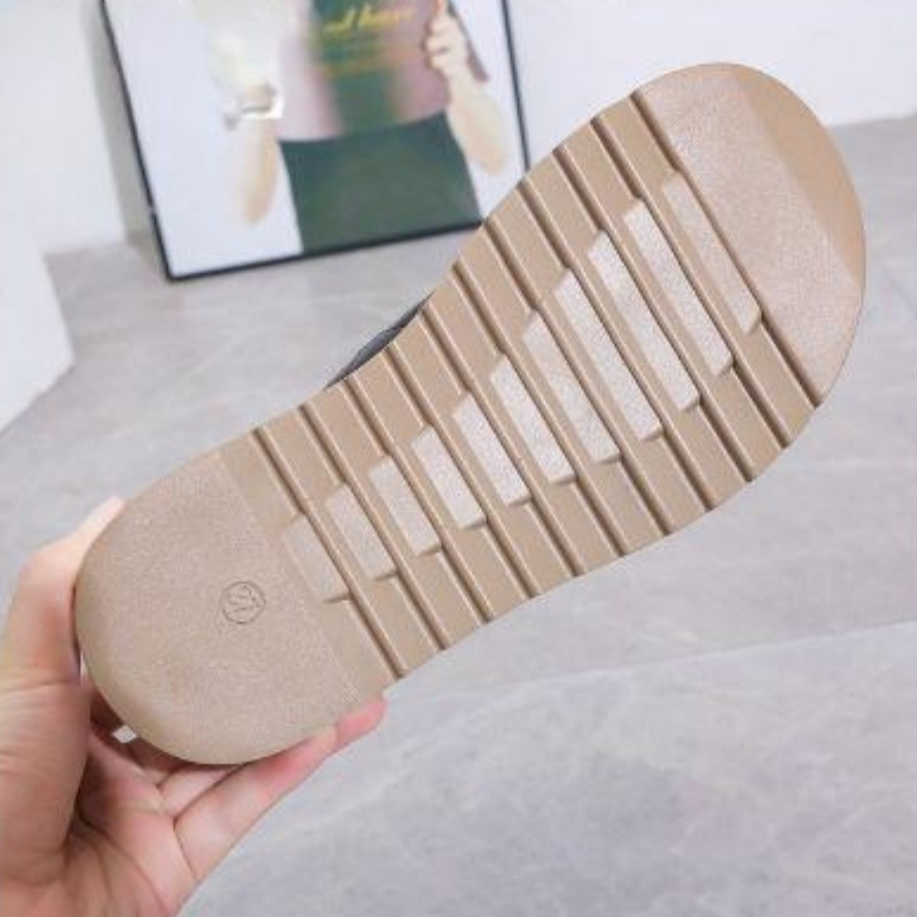 DDXX0789 Sandal Wanita Slip On Strap Fashion Import CASSIE Ready Jakarta Bisa COD (With Box)