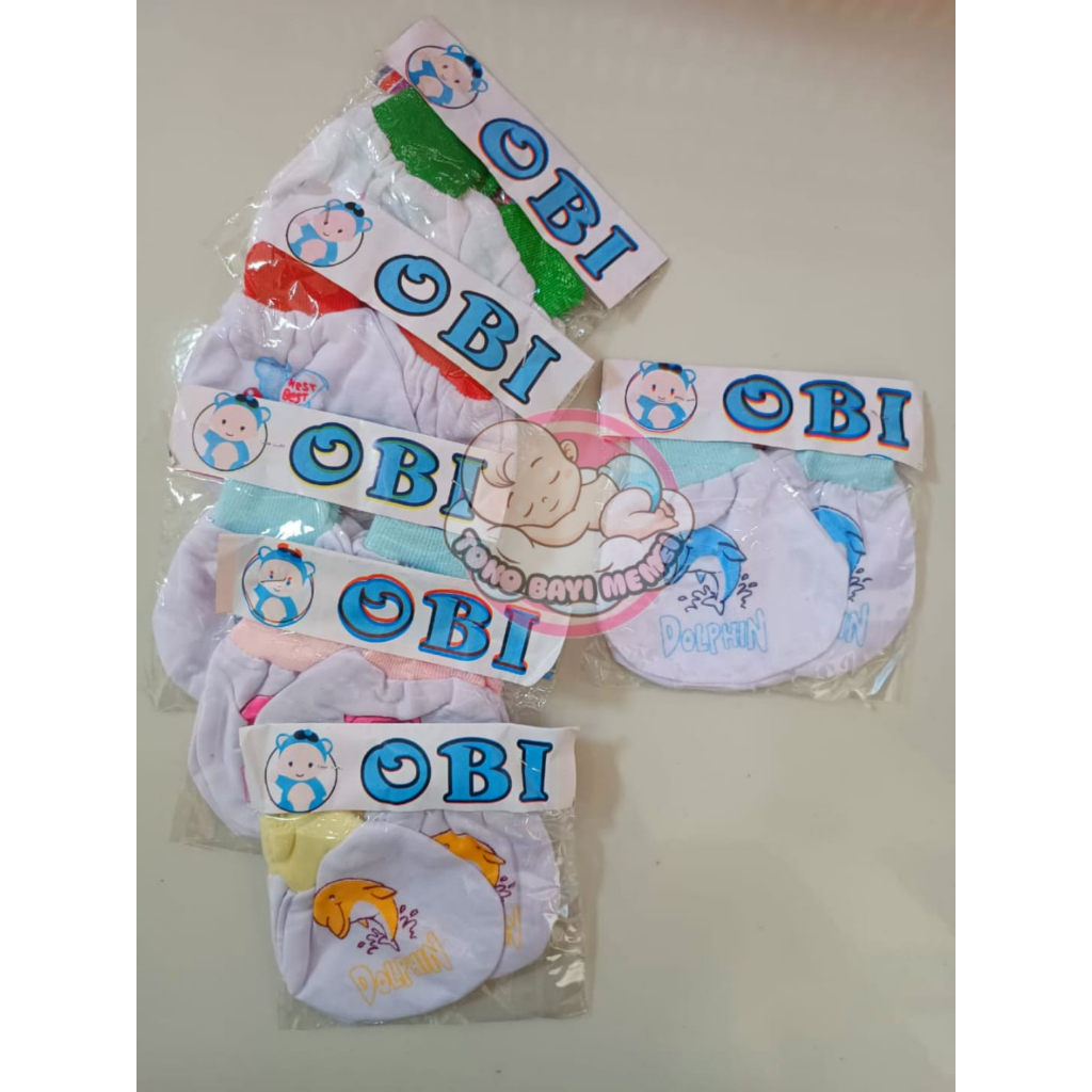 1/2 LUSIN (6 set) Sarung tangan dan kaos kaki bayi perlengkapan bayi lahir