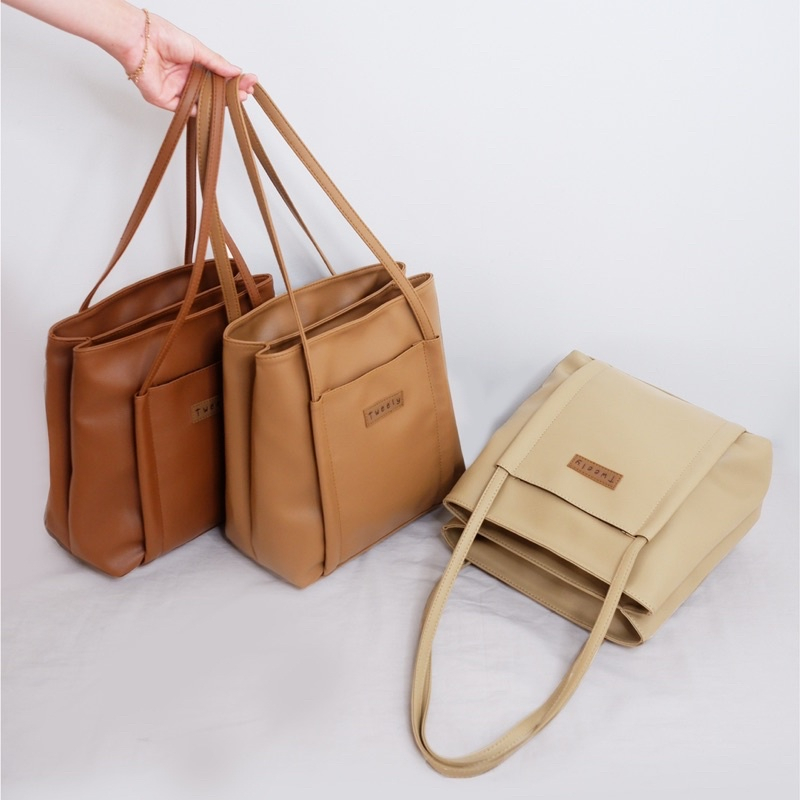 [MALANG] TWEELY TAMY TOTE BAG / TAS BAHU WANITA 2 RUANG UTAMA / TWEELY FOR BAG