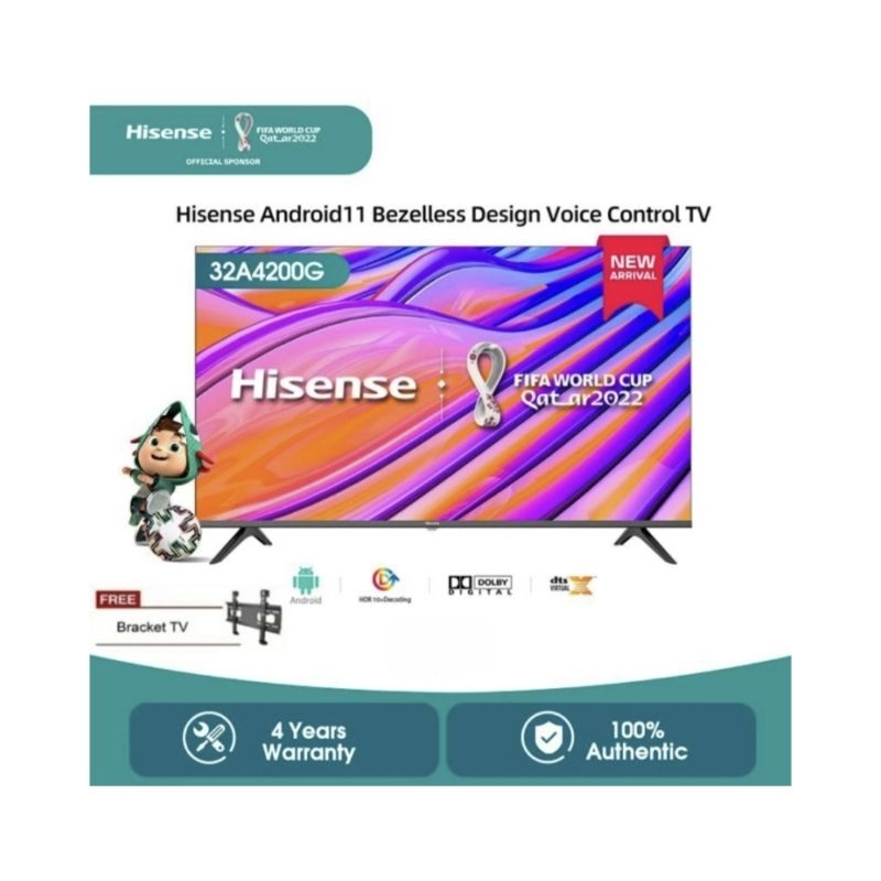 TV LED Hisense 32A4200G Android TV