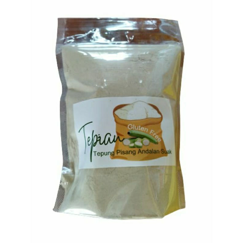 

Tepung pisang TEPIAN, tepung pisang andalan suak, gluten free, non gluten, free gluten