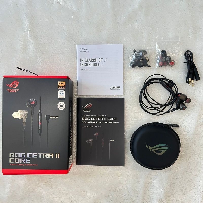 Asus Rog Cetra ll Core - Earphone Gaming | Second| 2nd