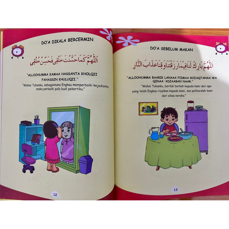 Buku Penuntun Aku Belajar Berdoa Untuk Anak Full Colour Bergambar Ukuran A4 Besar