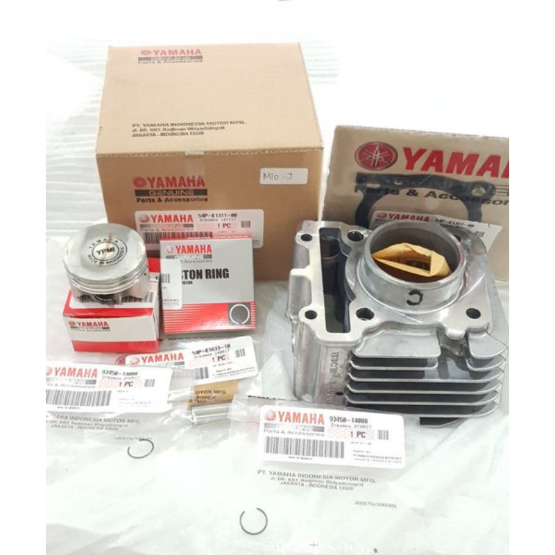 BURING+PISTON KIT ORIGINAL YAMAHA MIO J GT MIO SOUL GT