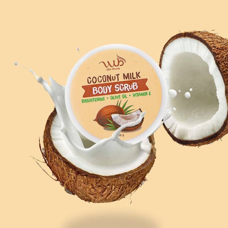 WUB SKIN BEAUTY Body Scrub Coconut Milk 100 Gram