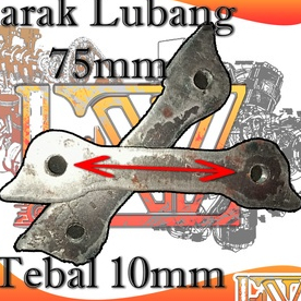 Adaptor Footstep Power Postep Belakang CBR 650 Tebal 10mm