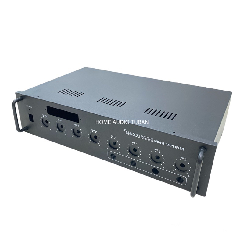 Box Power Amplifier Mixer 4 Channel