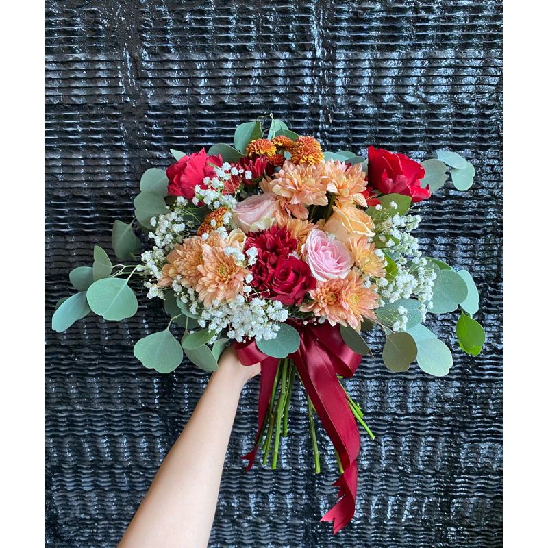 Hand Bouquet Wedding | Buket Pernikahan Bunga Import Medan