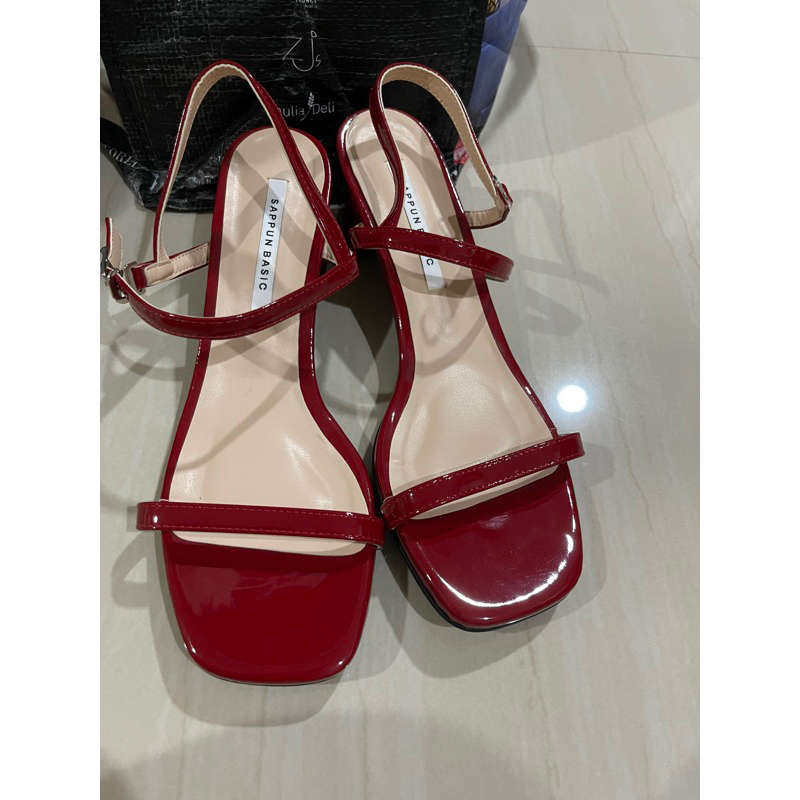 Sappun wedges heels original / Sepatu Sappun Korea Size 260 Ready Original No Box