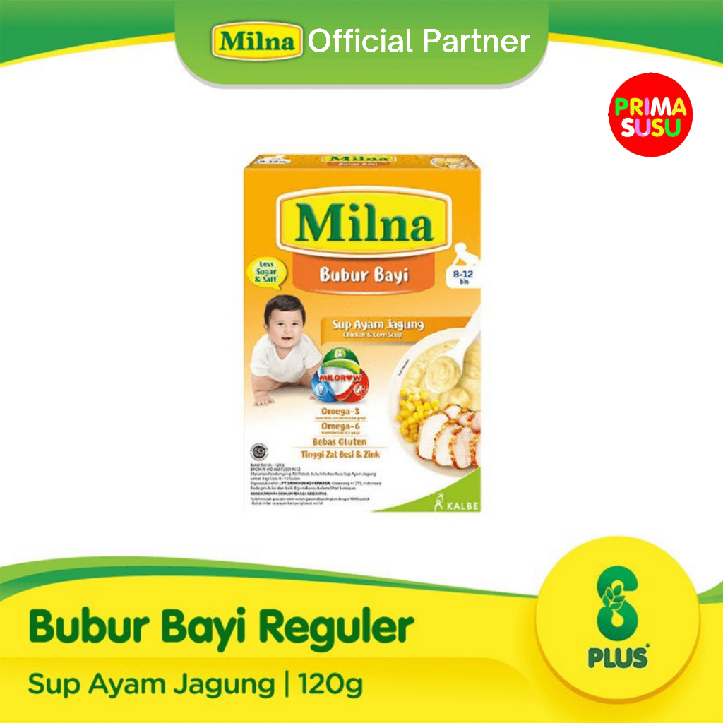 Milna Bubur Bayi Sup Ayam Jagung 8-12 120 GR