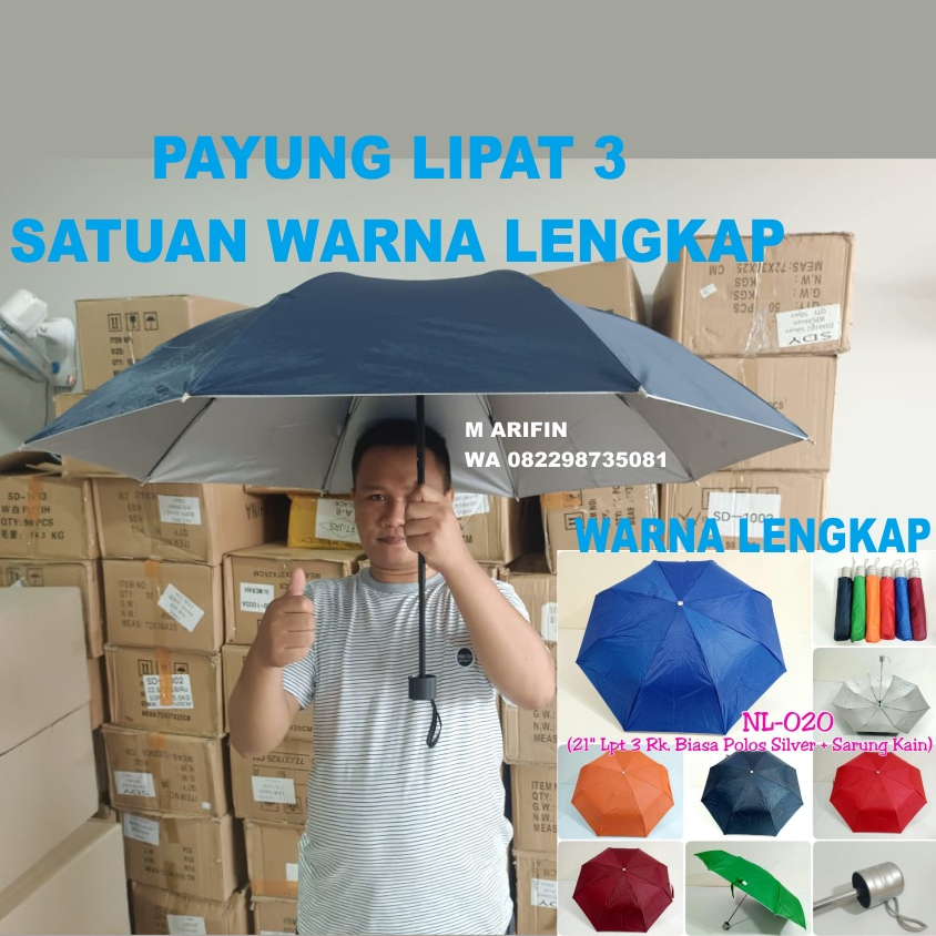 payung lipat 3 payung polos payung lipat custom payung promosi payung