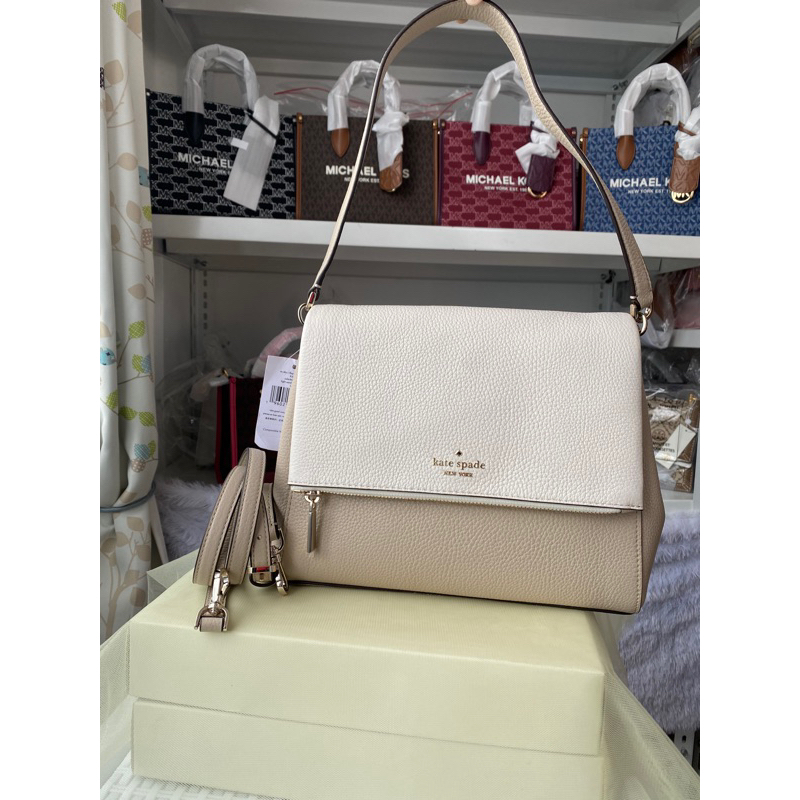KS Leila Flap Shoulder Beige