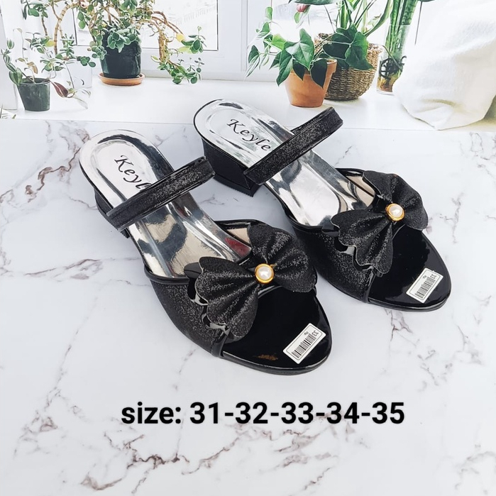 Sandal Anak Perempuan Sandal Pesta Hak 3 Cm Sandal Heels Premium Adella 03