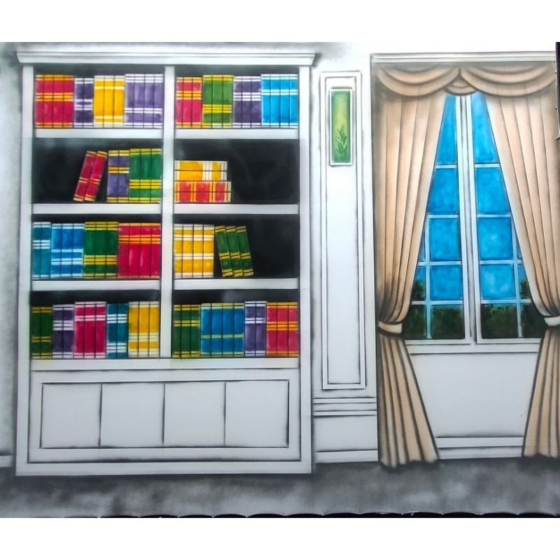 BACKGROUND WISUDA INDORR 3X2,5 M