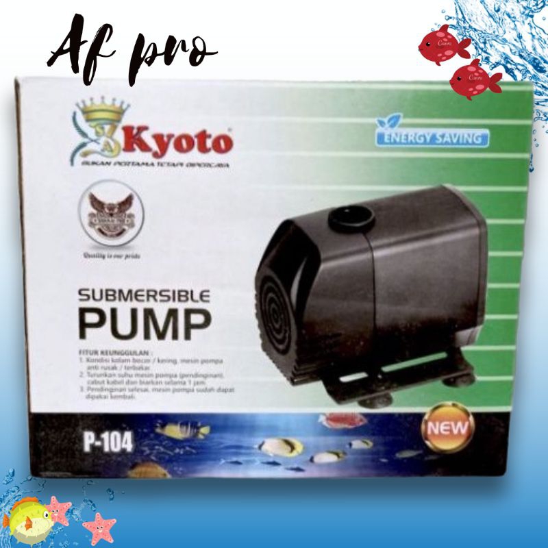 PROMO MURAH Pompa kolam aquarium hidroponik KYOTO P 104