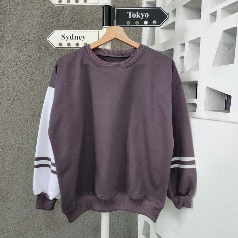 Sweater wanita TWO LIST SWEATER atasan wanita fleece