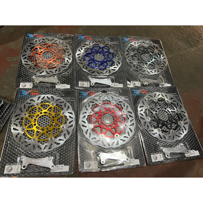 Piringan/Disk Brake Cakram Floating Original PSM Racing 260mm Matic Honda Beat Vario Scoopy Spacy