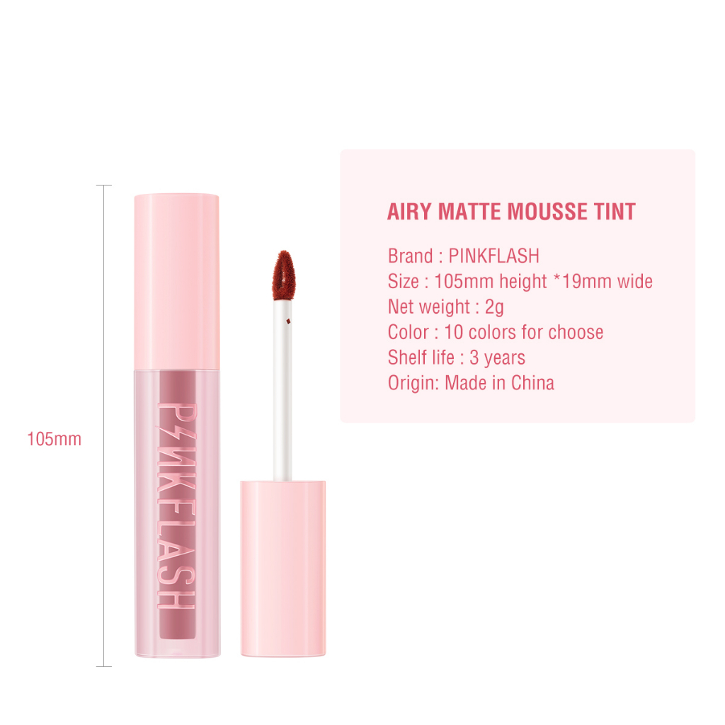 Pinkflash Airy Matte Mousse Tint PF-L08